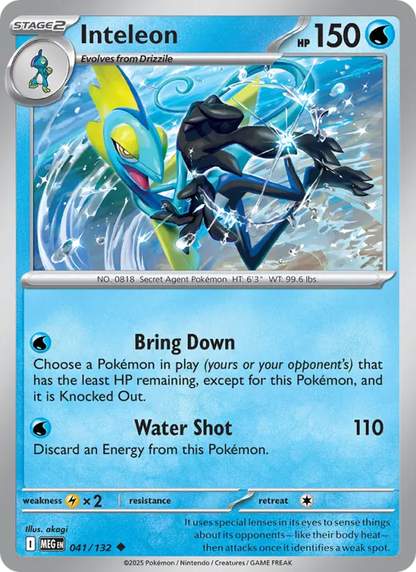 Inteleon — Mega Evolution card #041
