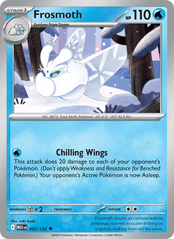 Frosmoth — Mega Evolution card #043