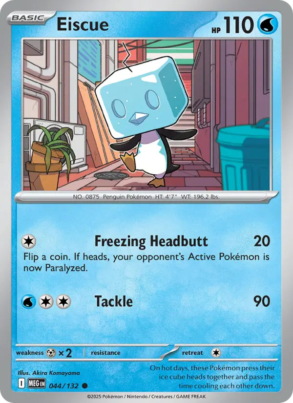 Eiscue — Mega Evolution card #044