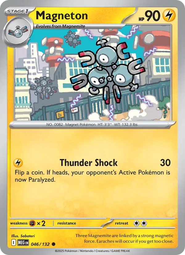 Magneton — Mega Evolution card #046