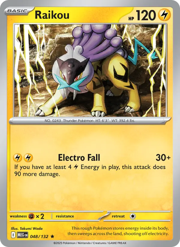 Raikou — Mega Evolution card #048