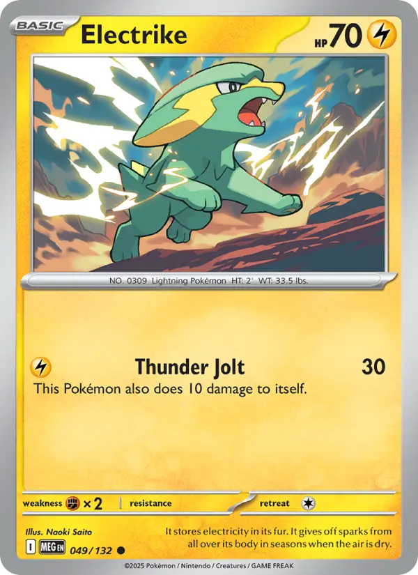 Electrike — Mega Evolution card #049