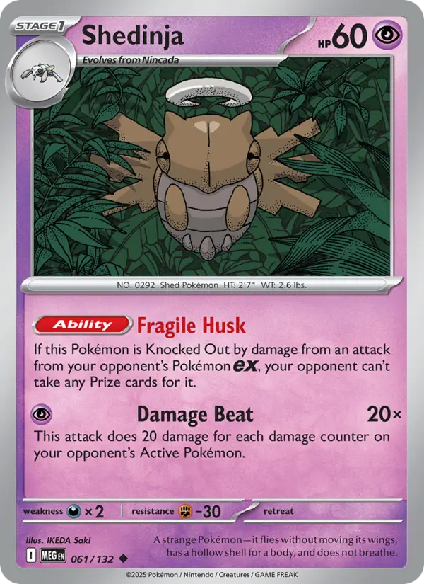Shedinja — Mega Evolution card #061