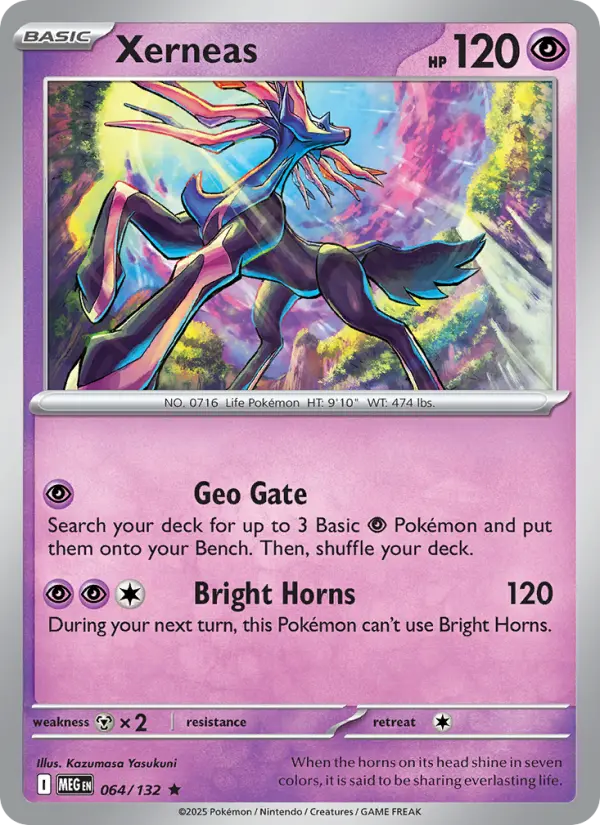 Xerneas — Mega Evolution card #064