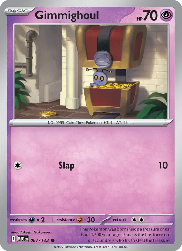 Gimmighoul — Mega Evolution card #067