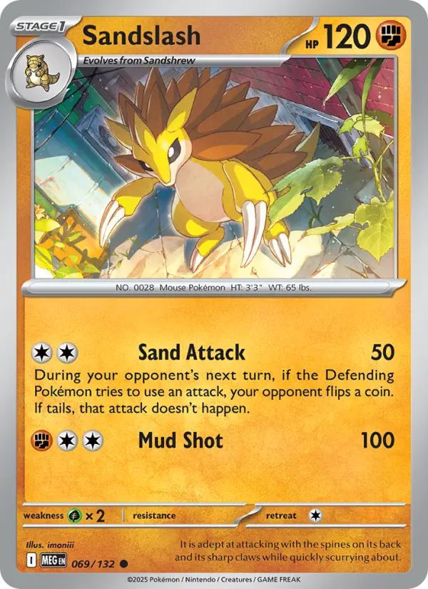 Sandslash — Mega Evolution card #069