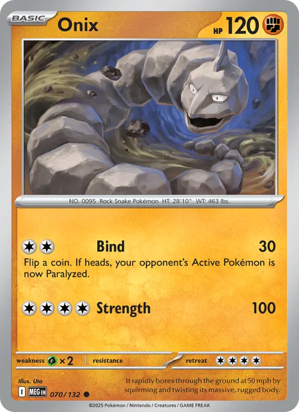 Onix — Mega Evolution card #070