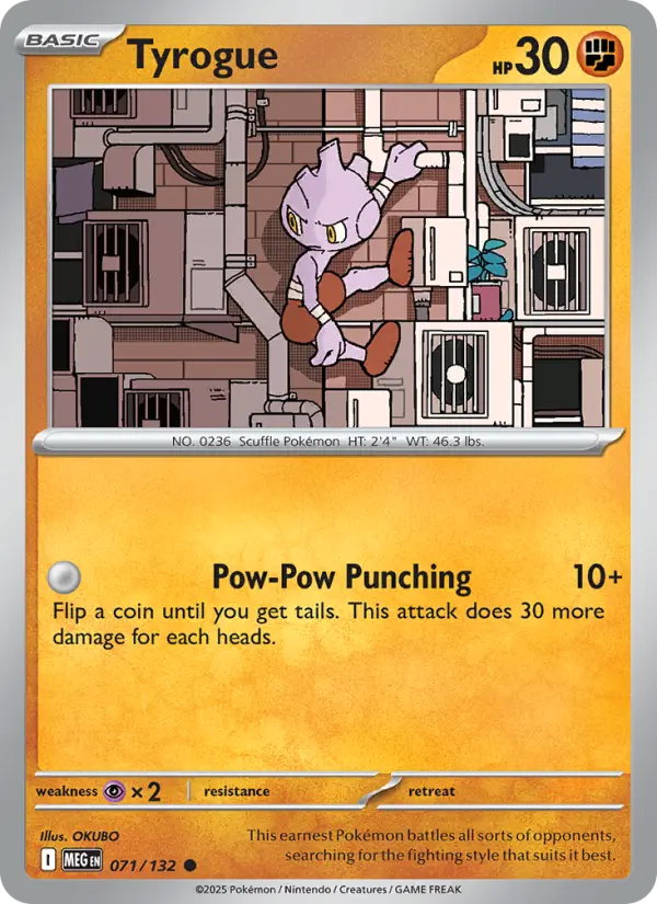 Tyrogue — Mega Evolution card #071