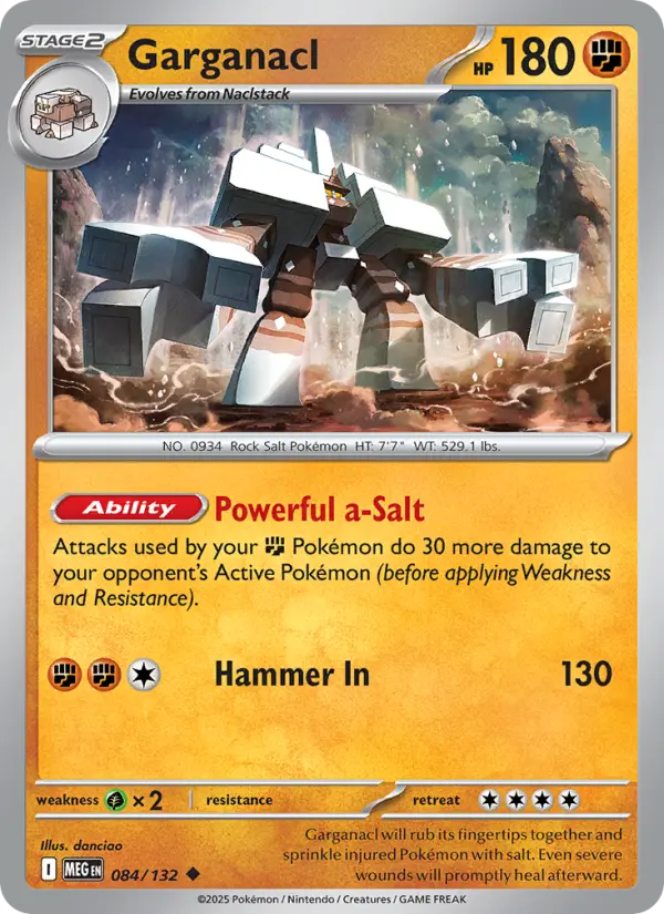 Garganacl — Mega Evolution card #084