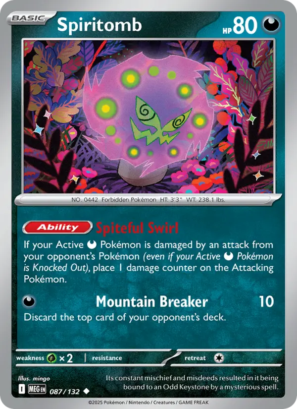 Spiritomb — Mega Evolution card #087