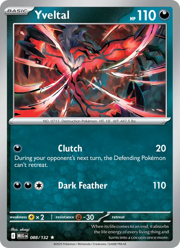 Yveltal — Mega Evolution card #088