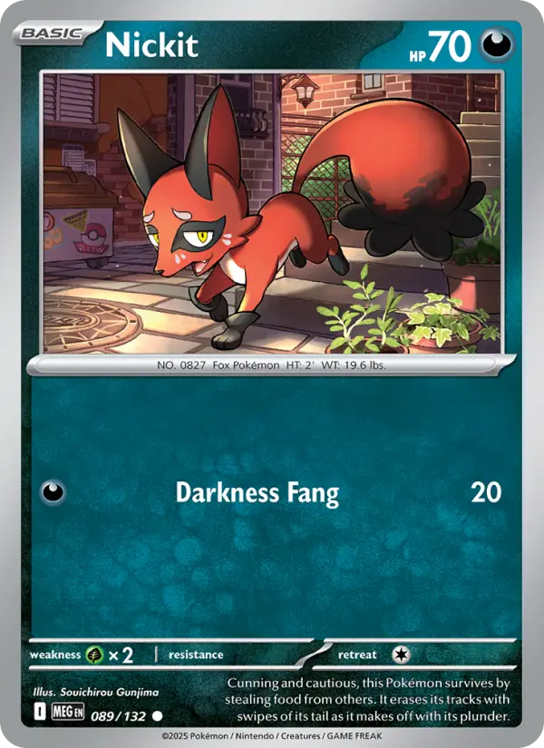 Nickit — Mega Evolution card #089