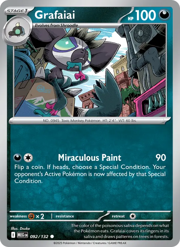 Grafaiai — Mega Evolution card #092