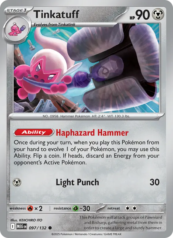 Tinkatuff — Mega Evolution card #097
