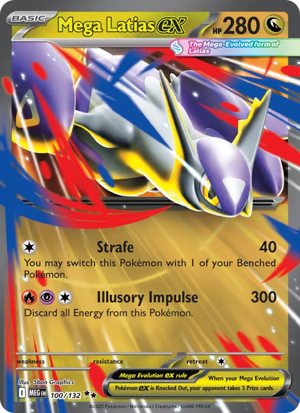Mega Latias ex — Mega Evolution card #100