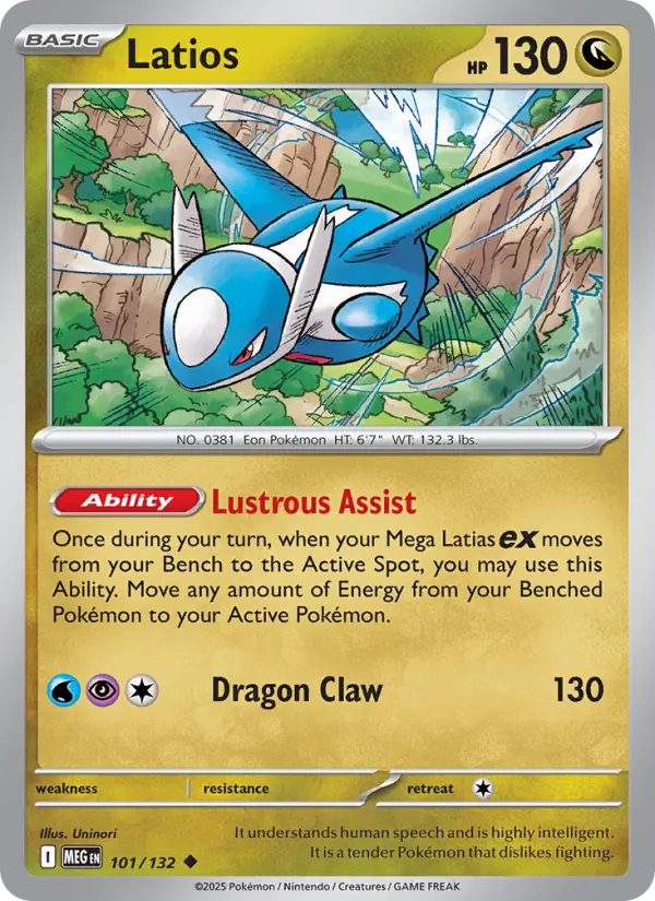 Latios — Mega Evolution card #101
