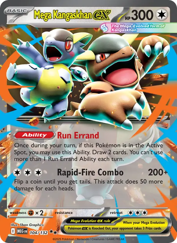 Mega Kangaskhan ex — Mega Evolution card #104