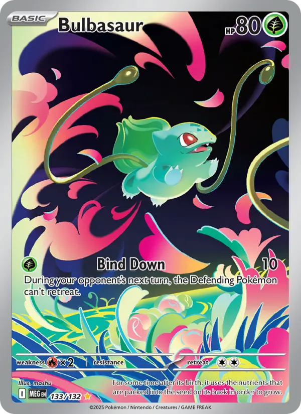 Bulbasaur — Mega Evolution card #133