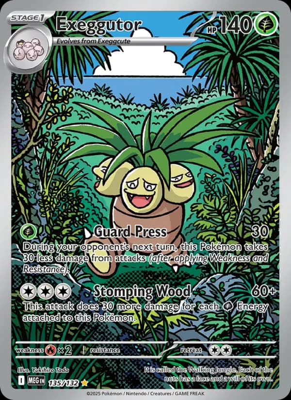 Exeggutor — Mega Evolution card #135