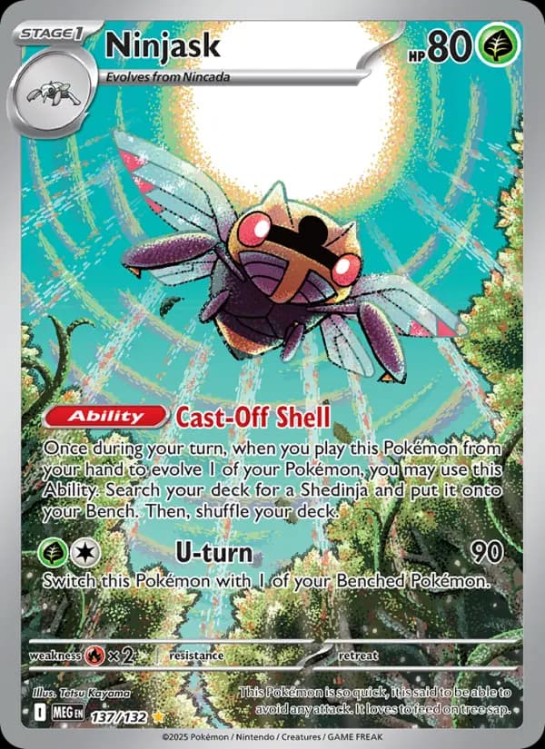 Ninjask — Mega Evolution card #137