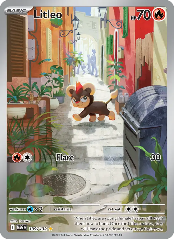 Litleo — Mega Evolution card #139