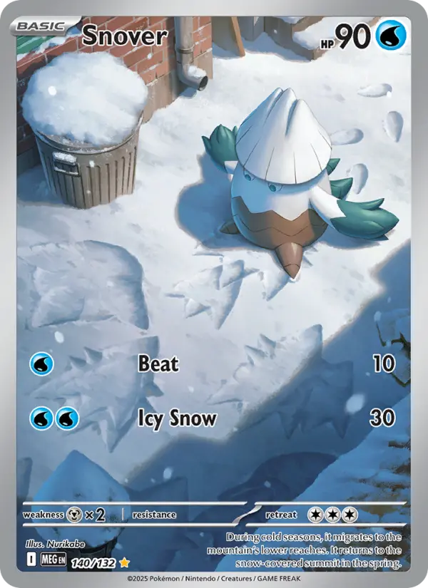 Snover — Mega Evolution card #140