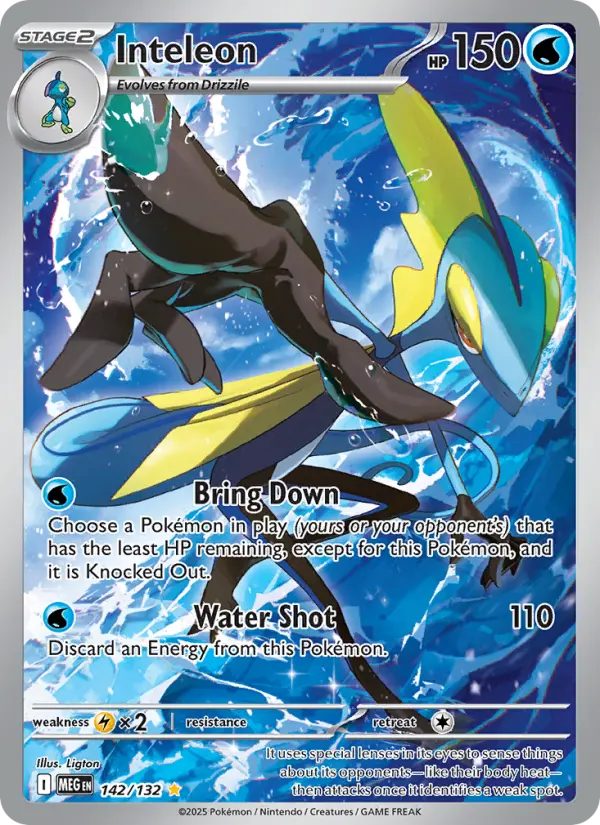 Inteleon — Mega Evolution card #142