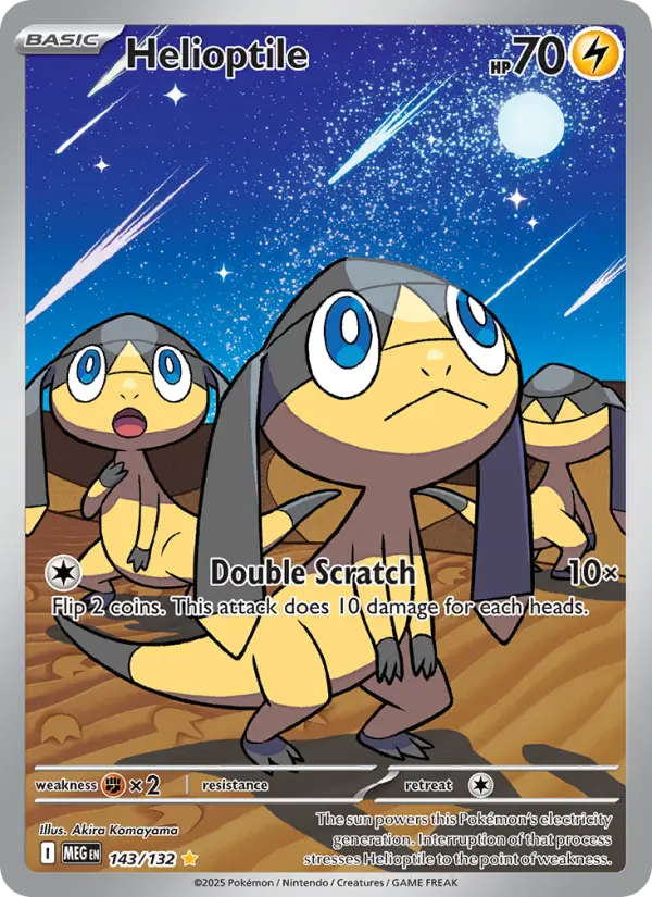 Helioptile — Mega Evolution card #143