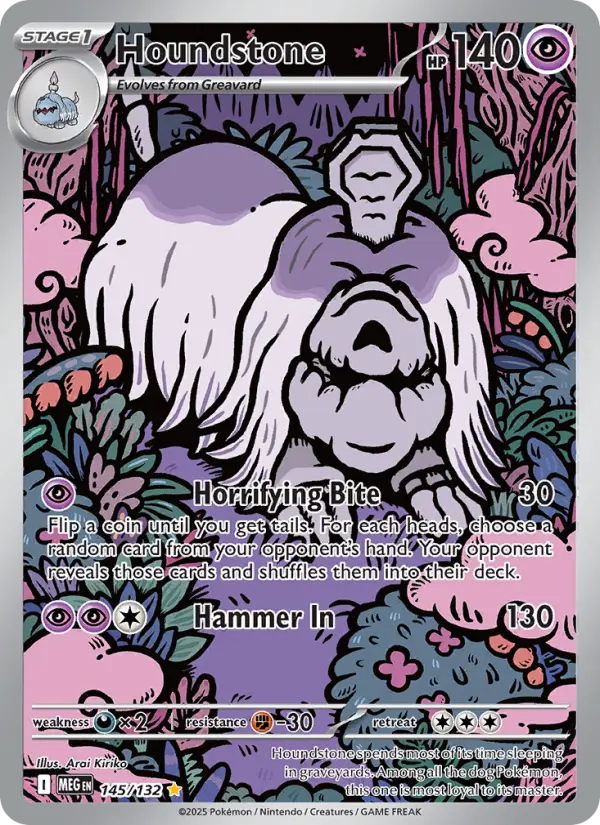 Houndstone — Mega Evolution card #145