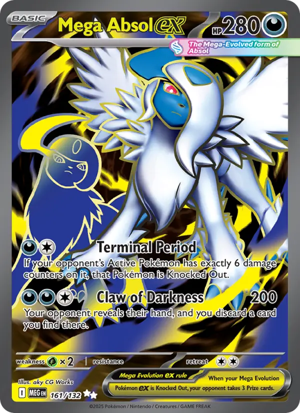 Mega Absol ex — Mega Evolution card #161