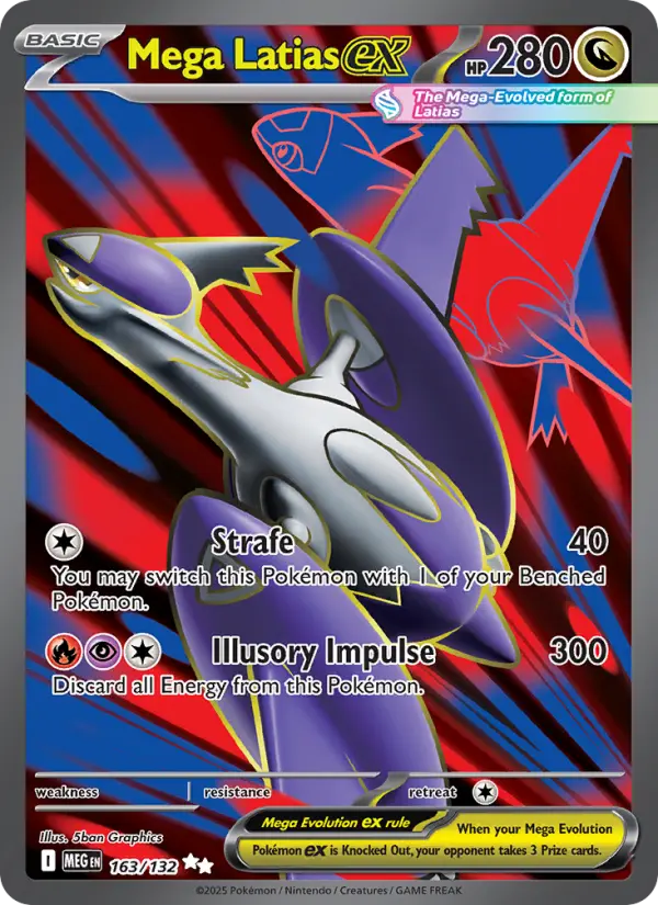 Mega Latias ex — Mega Evolution card #163