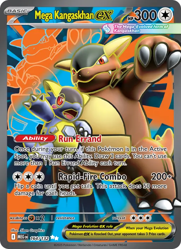 Mega Kangaskhan ex — Mega Evolution card #164