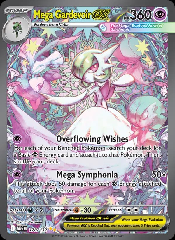 Mega Gardevoir ex — Mega Evolution card #178
