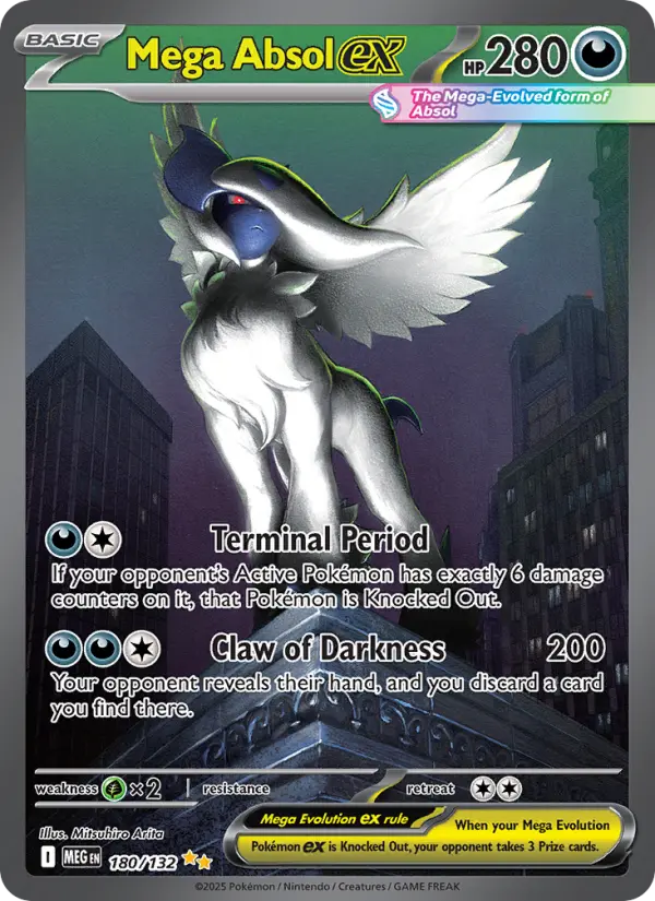 Mega Absol ex — Mega Evolution card #180