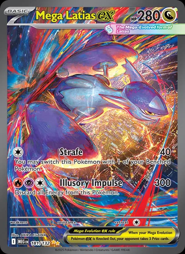 Mega Latias ex — Mega Evolution card #181
