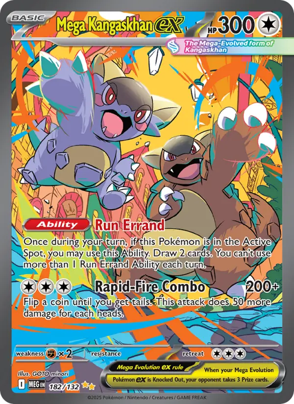 Mega Kangaskhan ex — Mega Evolution card #182