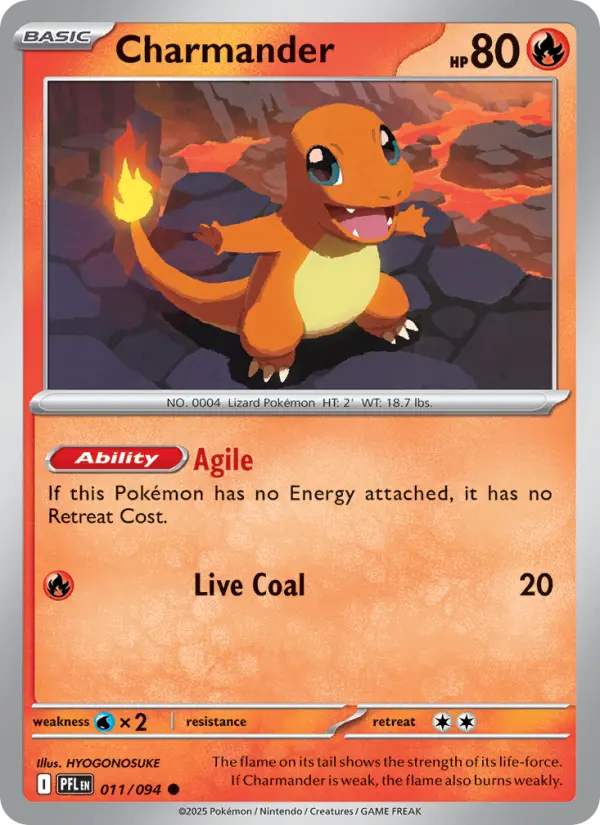 Charmander — Phantasmal Flames card #011