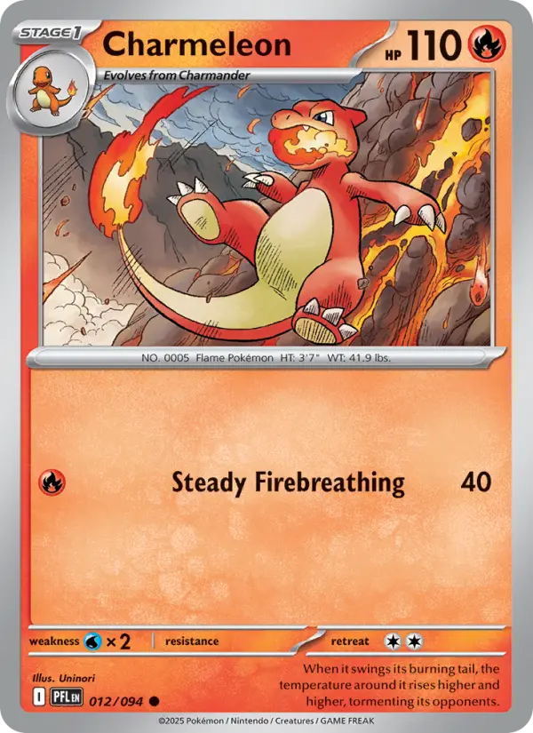 Charmeleon — Phantasmal Flames card #012