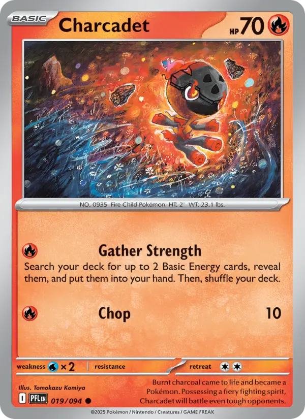 Charcadet — Phantasmal Flames card #019