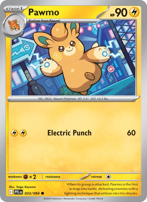 Pawmo — Phantasmal Flames card #033
