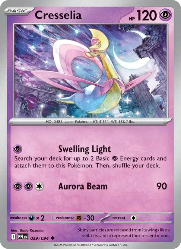 Cresselia — Phantasmal Flames card #039
