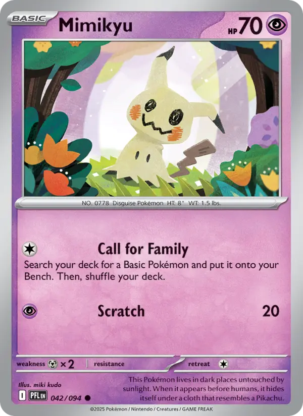 Mimikyu — Phantasmal Flames card #042