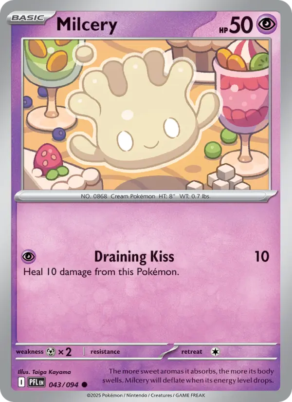 Milcery — Phantasmal Flames card #043