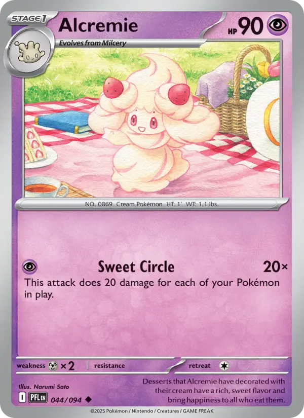 Alcremie — Phantasmal Flames card #044