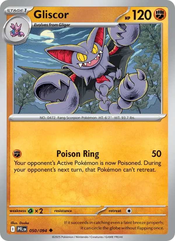 Gliscor — Phantasmal Flames card #050