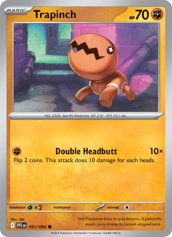 Trapinch — Phantasmal Flames card #051