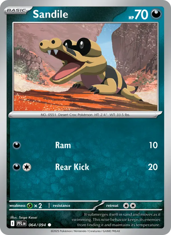 Sandile — Phantasmal Flames card #064