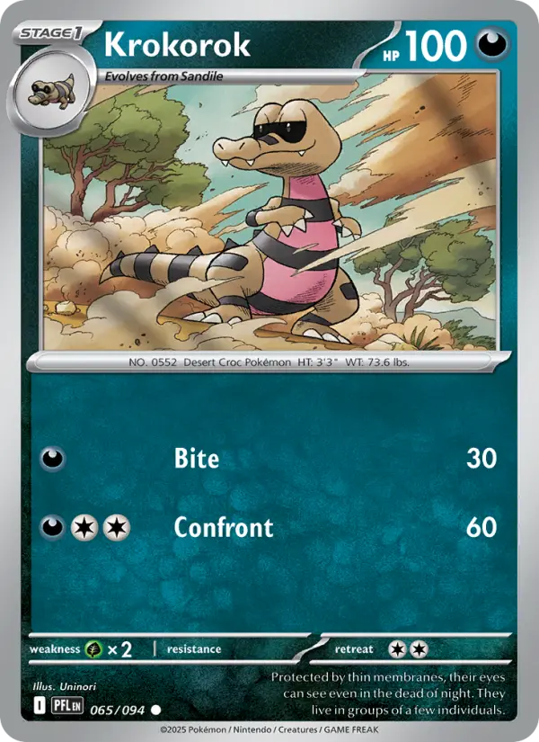 Krokorok — Phantasmal Flames card #065