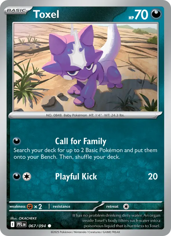 Toxel — Phantasmal Flames card #067