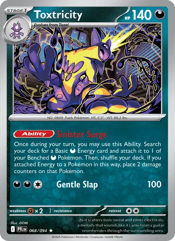 Toxtricity — Phantasmal Flames card #068